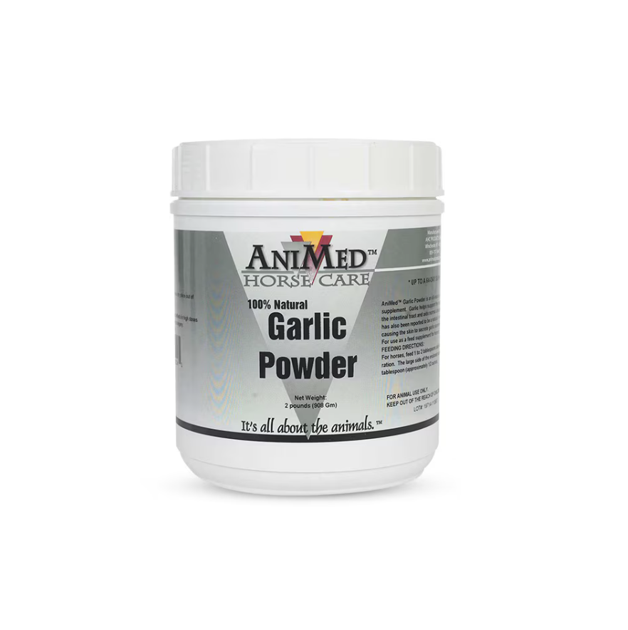 Garlic Powder Equine Supplement available at FarmVet for Insect Control for Horses